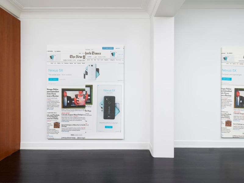 Wade Guyton The New York Times Paintings: November &ndash; December 2015