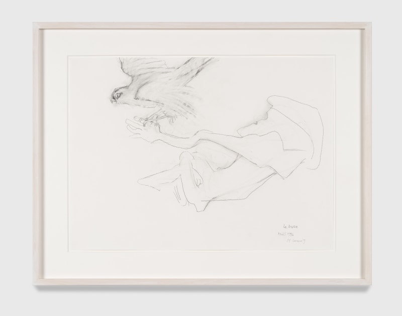 Maria Lassnig, Le buse (The Buzzard)