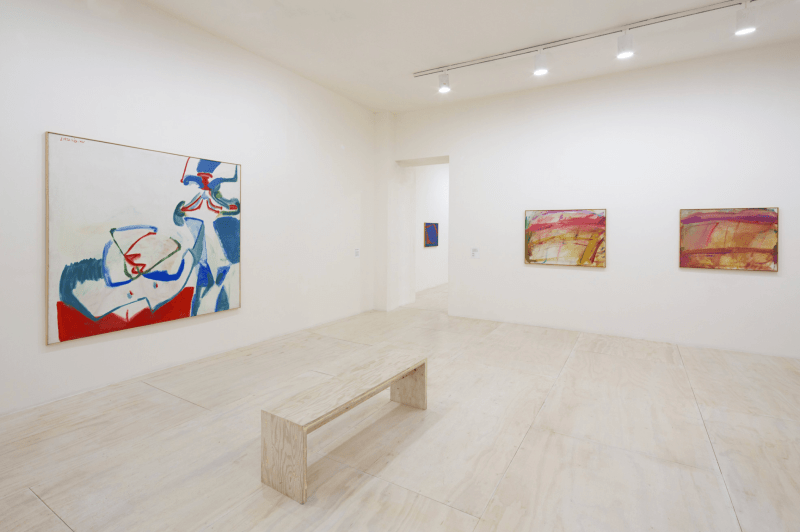 Maria Lassnig. Installation view, 2014. MoMA PS1, Long Island City, New York. Photo: Matthew Septimus.