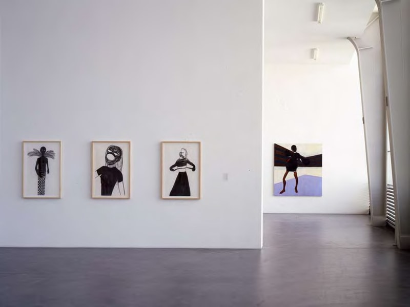 Installation view, Nicola Tyson, Kunsthalle Zürich, 1998