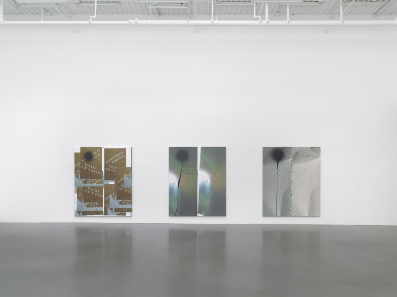 Wade Guyton and Stephen Prina, Installation view