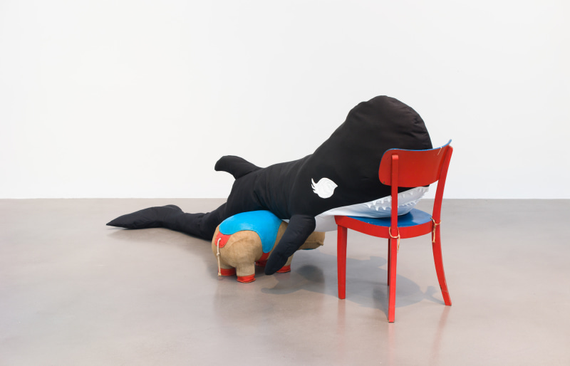 Cosima von Bonin, KILLER WHALE WITH LONG EYELASHES I (RHINO* VERSION)