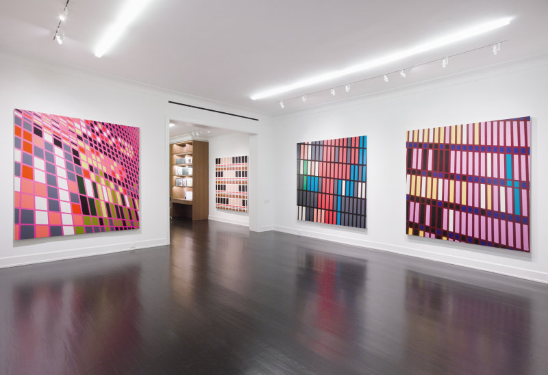 Sarah Morris, Midtown Paintings: 1998&ndash;2001