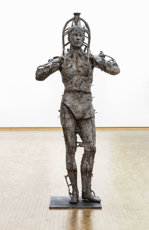 Untitled, 2015 Bronze and steel