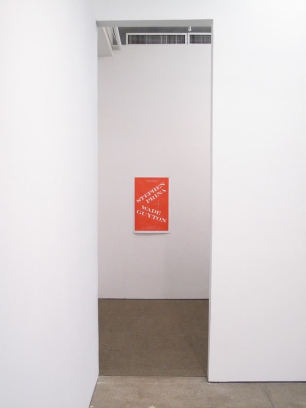 Installation view Friedrich Petzel Gallery