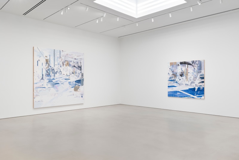 Installation view. Corinne Wasmuht,&nbsp;New Paintings,&nbsp;Petzel, 2022