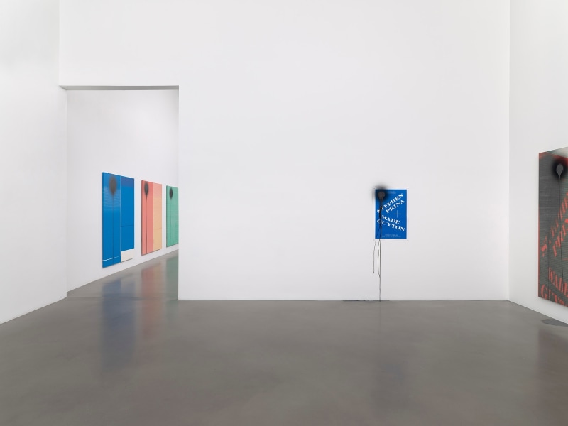 Wade Guyton and Stephen Prina, Installation view