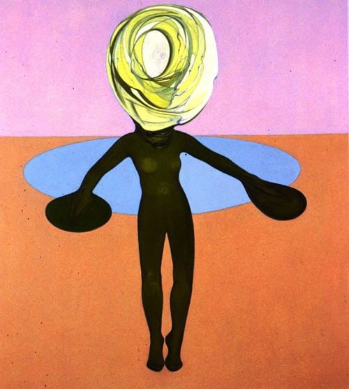 Nicola Tyson, Figure and Lake