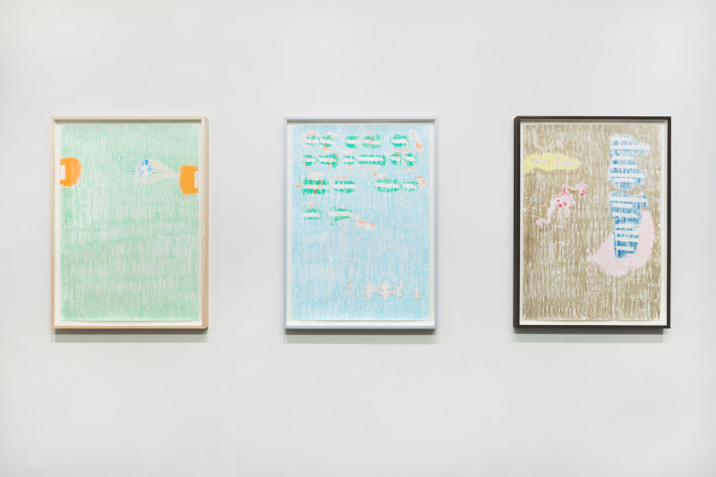 Hanne Darboven, Wade Guyton, Allan McCollum, Stephen Prina, Samson Young, Installation view