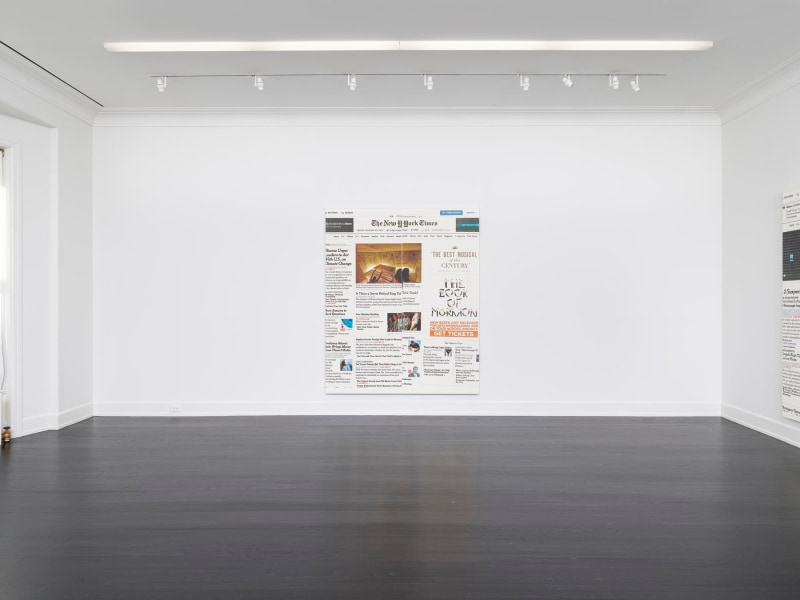 Wade Guyton The New York Times Paintings: November &ndash; December 2015