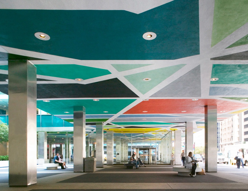 Installation view, Robert Towne, Lever House, 2006