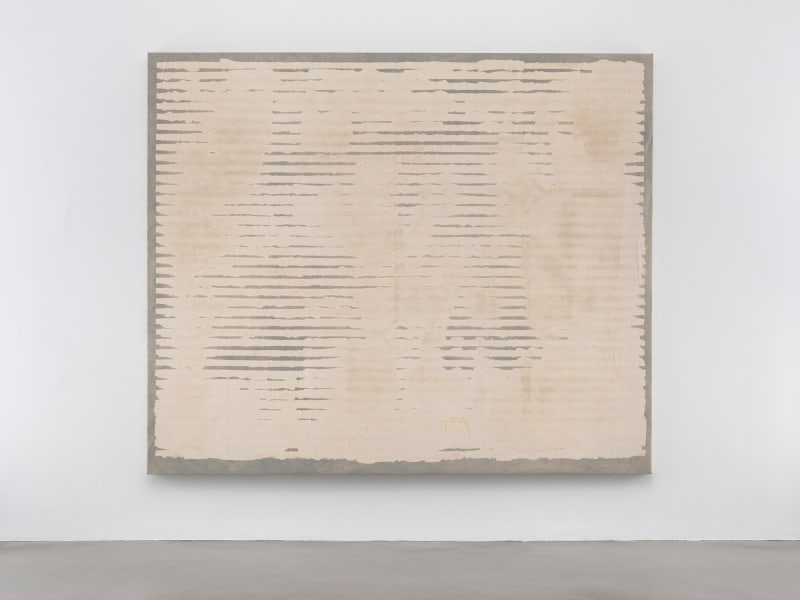 Allan McCollum, Untitled (Bleach Painting)