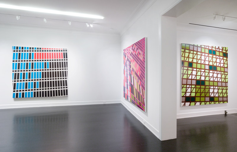 Sarah Morris, Midtown Paintings: 1998&ndash;2001