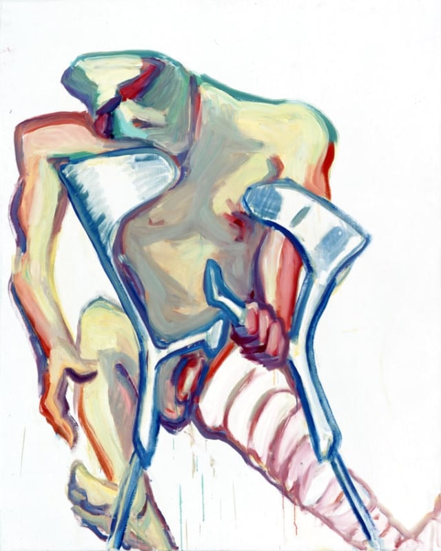 Untitled (Crutches, Broken Leg)