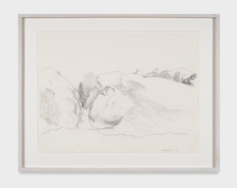 Maria Lassnig, Zerfranst (Frayed)