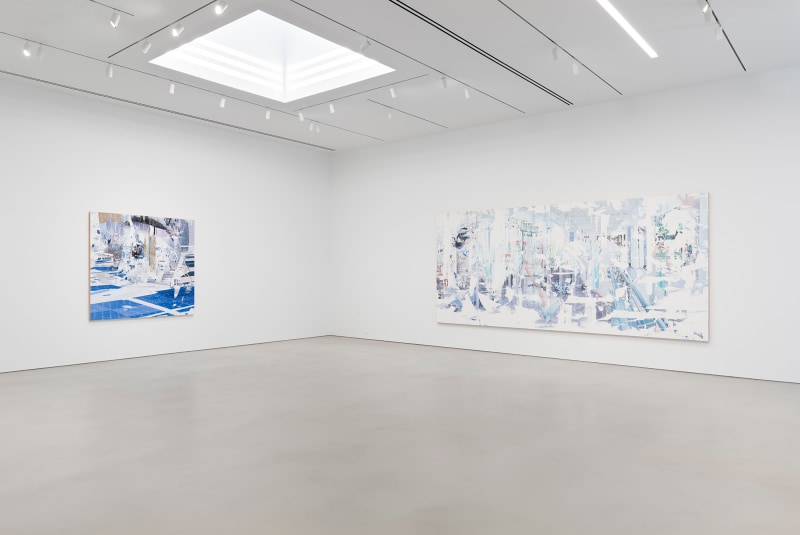 Installation view. Corinne Wasmuht,&nbsp;New Paintings,&nbsp;Petzel, 2022