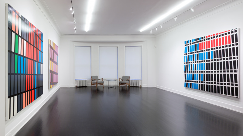 Sarah Morris, Midtown Paintings: 1998&ndash;2001