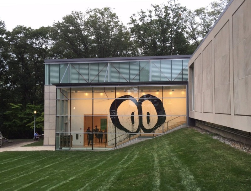 Foster Mural: Joyce Pensato, Rose Art Museum, Brandeis University, 2015-2016  Installation view