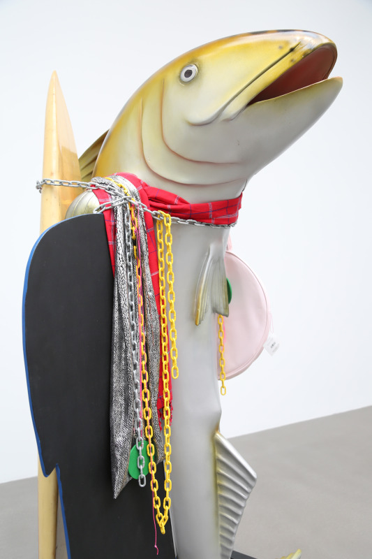 Cosima von Bonin, WHAT IF IT BARKS 4 (SURFBOARD VERSION)