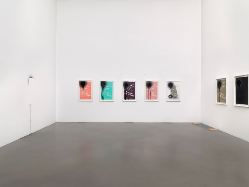 Wade Guyton and Stephen Prina, Installation view