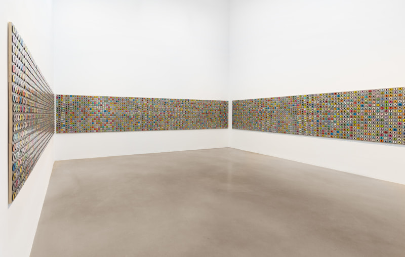 Installation view, Allan McCollum&nbsp;Traces: Past and Present, Petzel, 2022