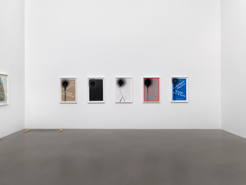 Wade Guyton and Stephen Prina, Installation view