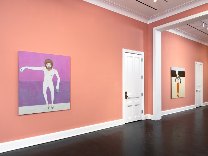 Installation view, Nicola Tyson, 90&#039;s Paintings,&nbsp;Petzel, 2024