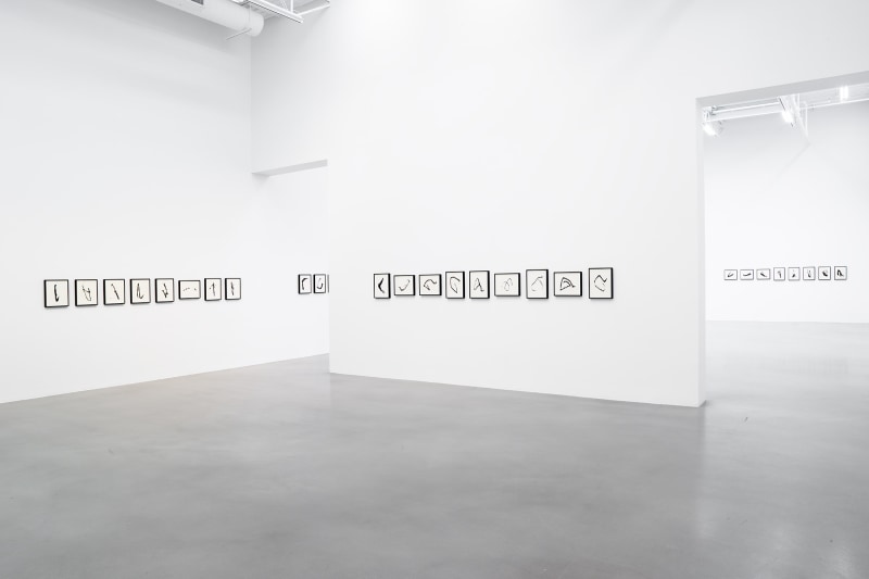 Installation view, Allan McCollum&nbsp;Traces: Past and Present, Petzel, 2022