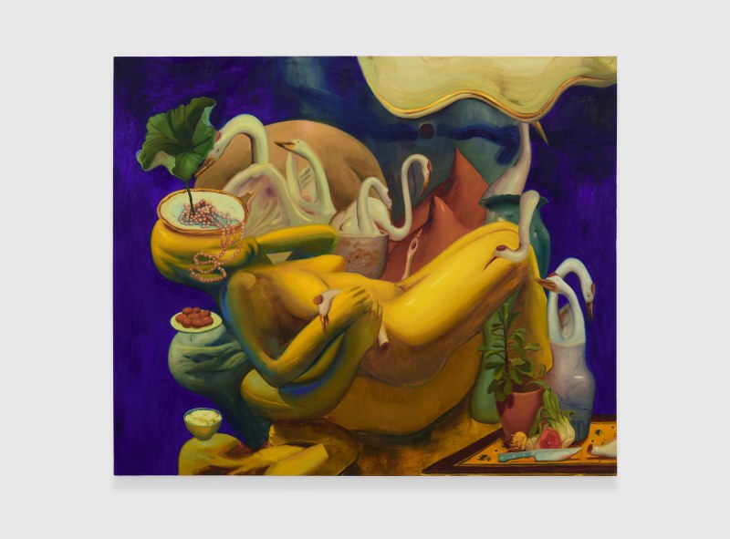 Dominique Fung Jokes/Compliments 2019 Painting Nicodim Gallery Los Angeles