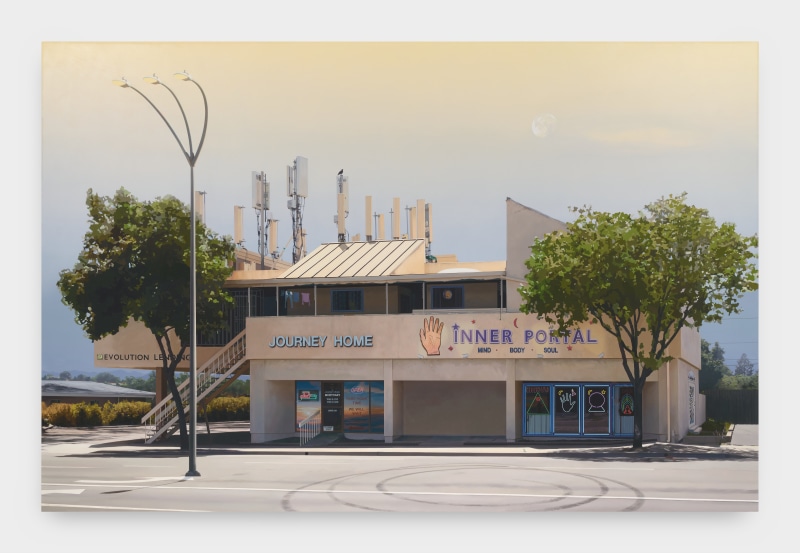 Kayla Witt, &quot;Journey Home&quot;, 2025, oil on canvas, 85 1/2 x 130 1/2 in (217.2 x 331.5 cm)