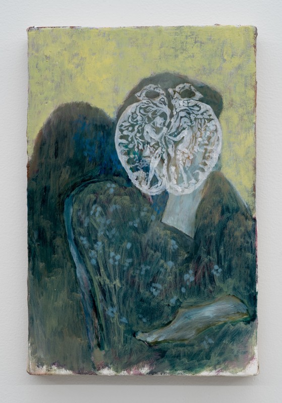 Cato Ouyang, &quot;Apart (Half)&quot;, 2024, oil on canvas, 12 x 8 in (30.5 x 20.3 cm)