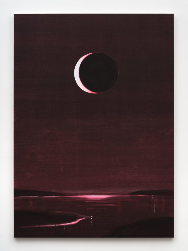 Wanda Koop, &quot;Eclipse&quot;, 2023, acrylic on canvas, 84 x 60 in (213.4 x 152.4 cm)