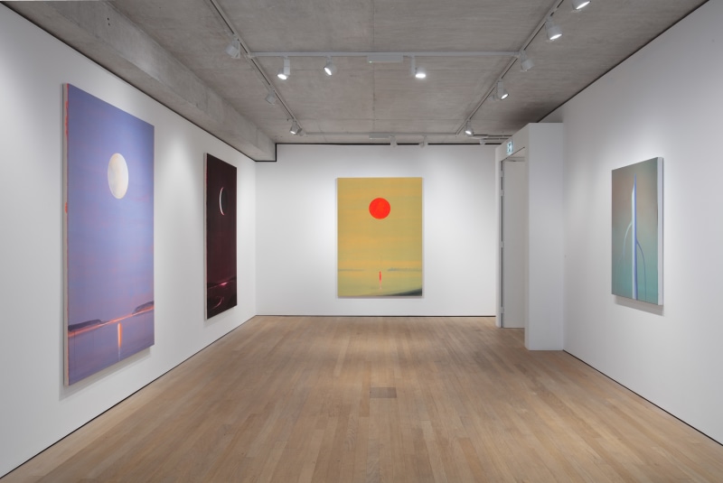 Wanda Koop, Eclipse, installation view, Night Gallery, Cork Street, London, 2023