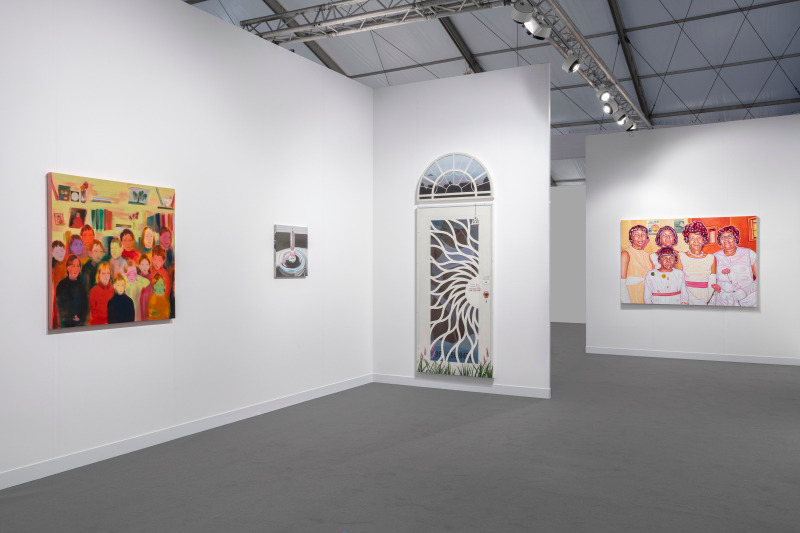 Cathleen Clarke, Clare Woods, Kayla Witt and Esiri&nbsp;Erheriene-Essi, Frieze London, installation view, 2024