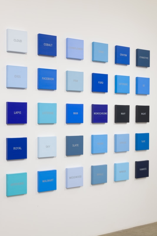 Cynthia Daignault, &quot;Blues,&quot; installation view, 2018.