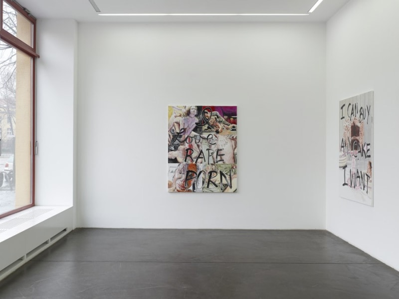 Actions Speak Louder Than Fonts, installation view, Galerie Nagel Draxer, Berlin, 2017