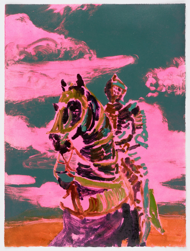 &quot;The Soldier (pink and green),&quot; 2017