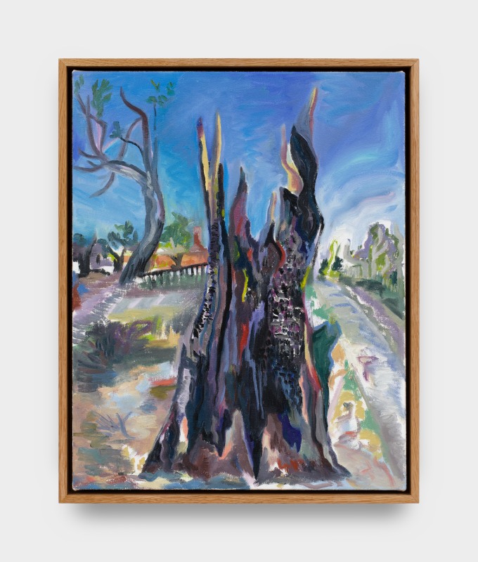 Mira Dancy, &quot;Black Mariposa&quot;, 2025, oil on canvas, 20 x 16 in (50.8 x 40.6 cm)