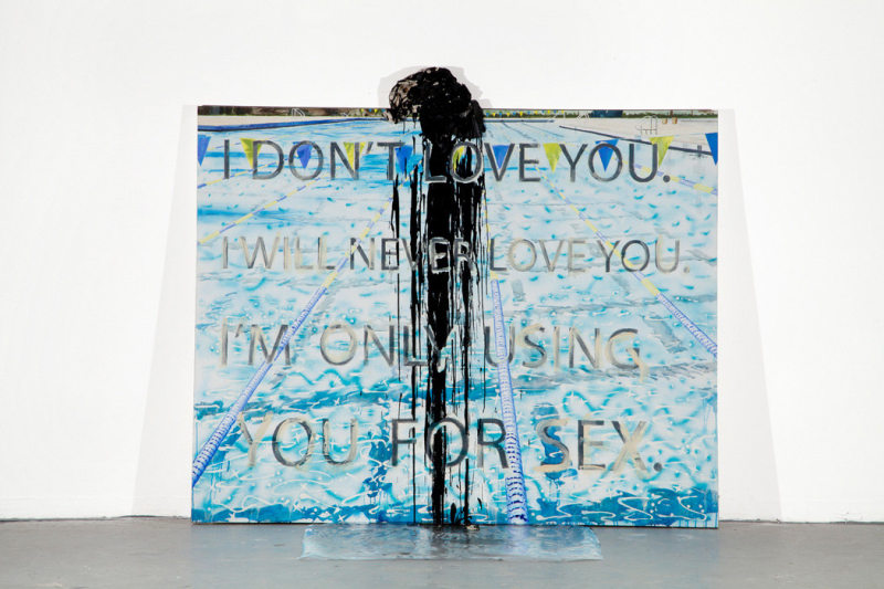 &quot;Pool Painting II (I Don't Love You),&quot; 2012