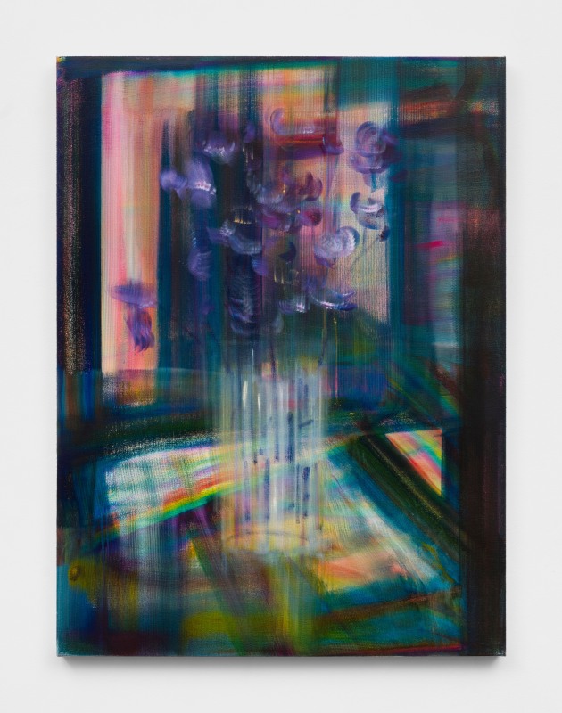 Ben Tong,&nbsp;&quot;Violets&quot;, 2023,&nbsp;oil on canvas,&nbsp;48 x 36 in (121.9 x 91.4 cm)