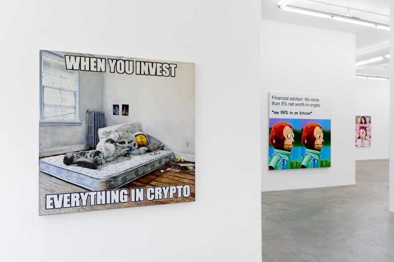 CryptoFIRE Degen, installation view, The Hole, New York, NY, 2024