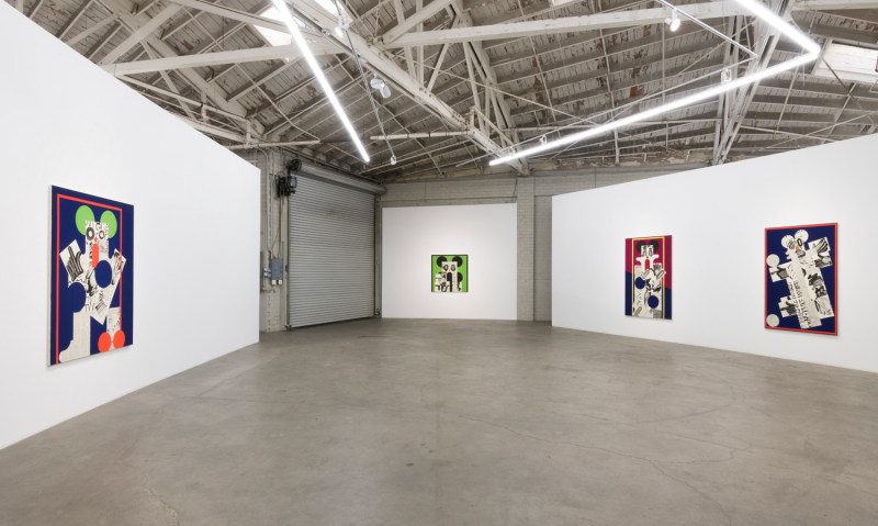 Howl, installation view at Night Gallery, 2019.