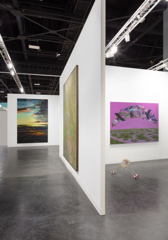 Hayley Barker, Bambou Gili, Clare Woods and Rachel Youn, Art Basel Miami Beach, installation view, 2024