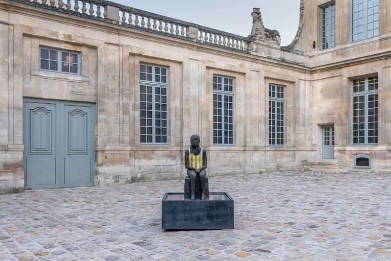 Baigneuse assise, installation view, Mus&eacute;e Picasso, Paris, France.