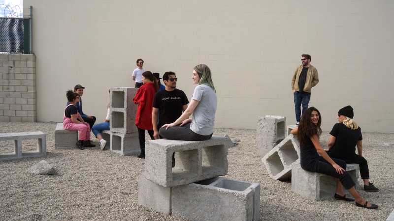 Social Block, installation view at Night Gallery, 2020.