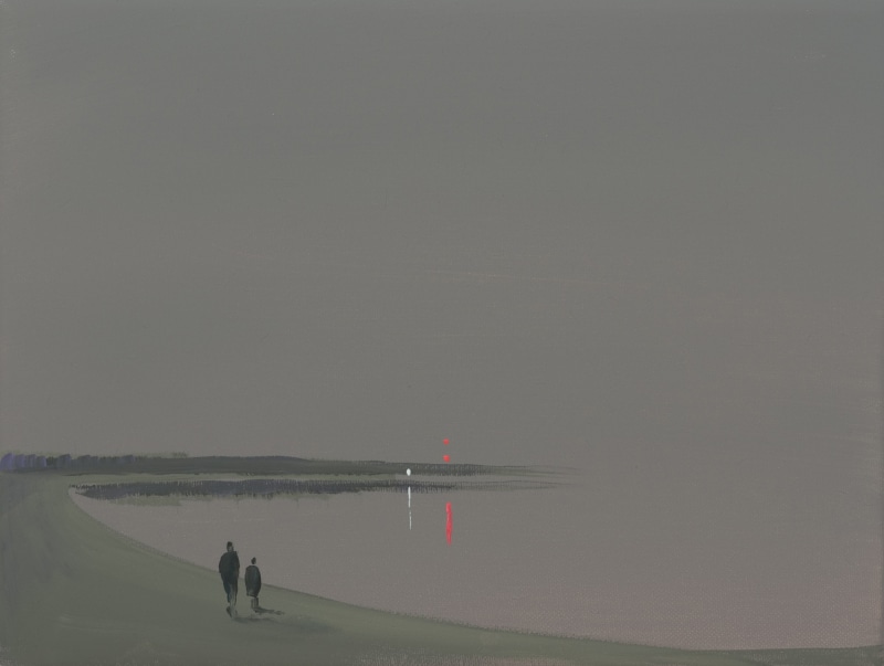 &quot;Deep Bay (Gray distant lights - figures),&quot; 2007