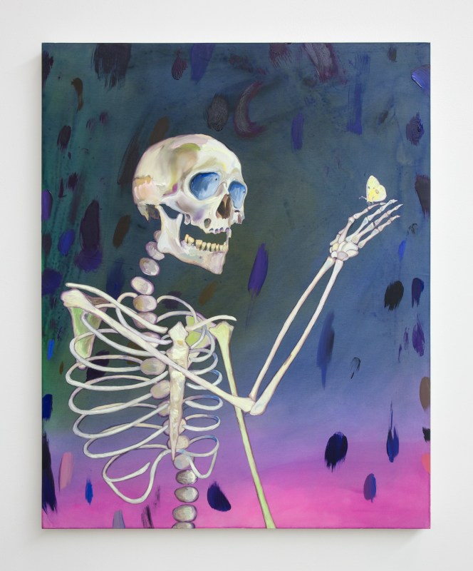 Paul Heyer, &quot;New Friend at Dusk,&quot; 2020, oil and acrylic on polyester, 31 x 25 in (78.7 x 63.5 cm)