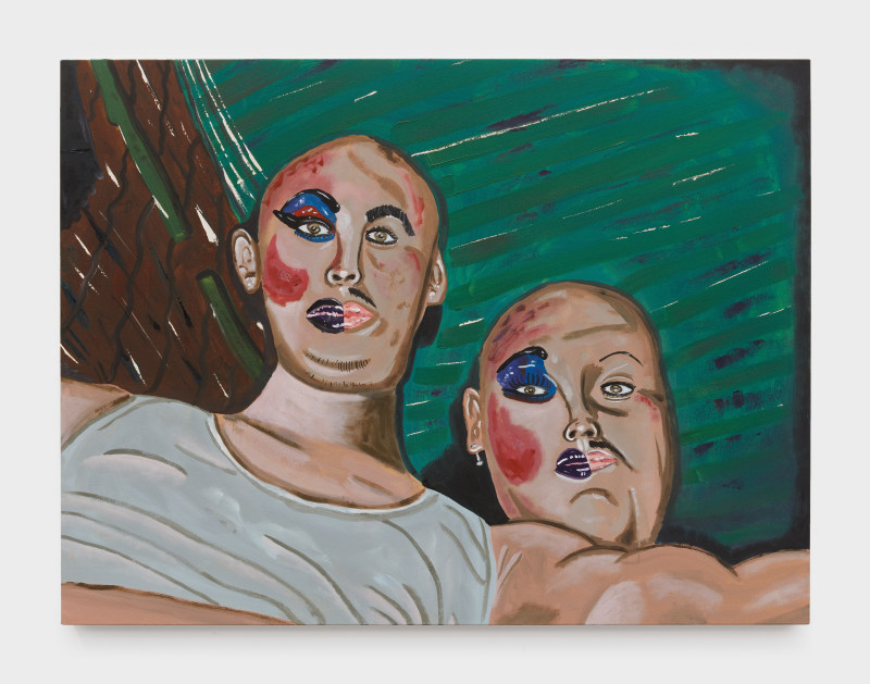 Marcel Alcal&aacute;, &quot;Half Beat,&quot; 2021, oil on canvas, 36 x 48 in (91.4 x 121.9 cm)