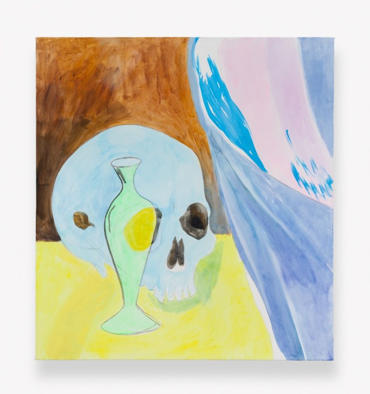 Paul Heyer, &quot;Skull After El Greco (Version 1: Art Class),&quot; 2016, oil on canvas, 24 x 21 in (61 x 53.3 cm)