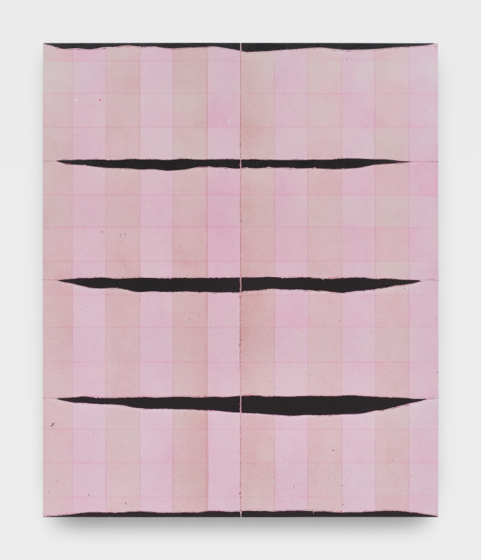 Claire Colette, &quot;If Not, Winter/No Pain&quot;, 2024, acrylic, ash, salt, resin, flowers, 72 x 60 in (182.9 x 152.4 cm)